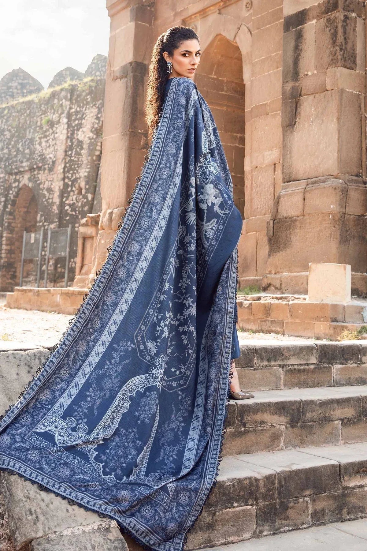 Maria B | M Prints Winter 24 | MPT-2404-B - Aqsa Fabrics