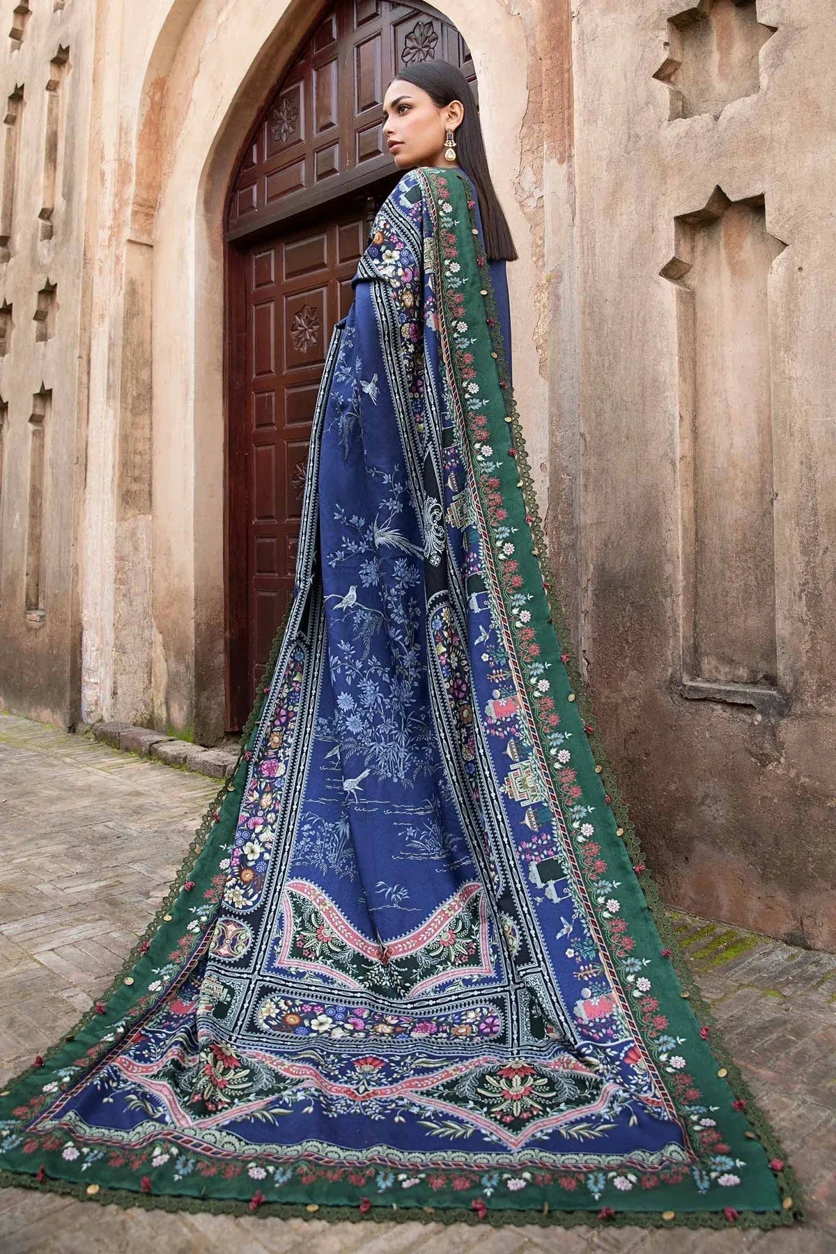 Maria B | M Prints Winter 24 | MPT-2405-A - Aqsa Fabrics