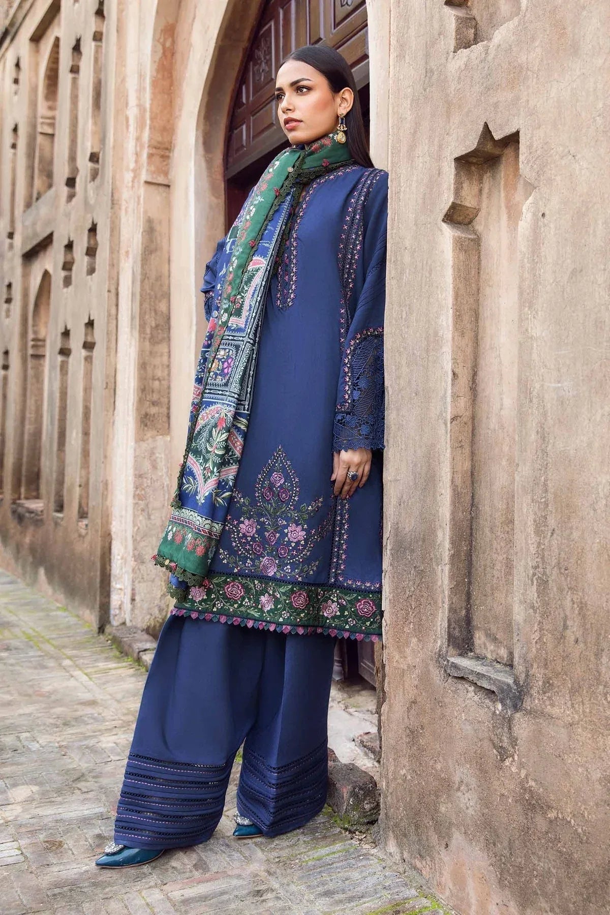 Maria B | M Prints Winter 24 | MPT-2405-A - Aqsa Fabrics
