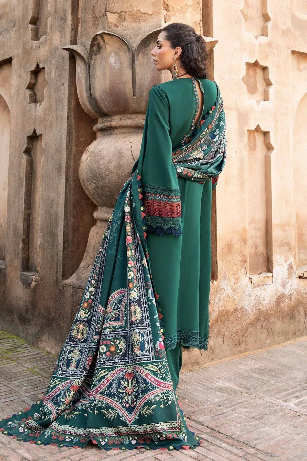 Maria B | M Prints Winter 24 | MPT-2405-B - Aqsa Fabrics