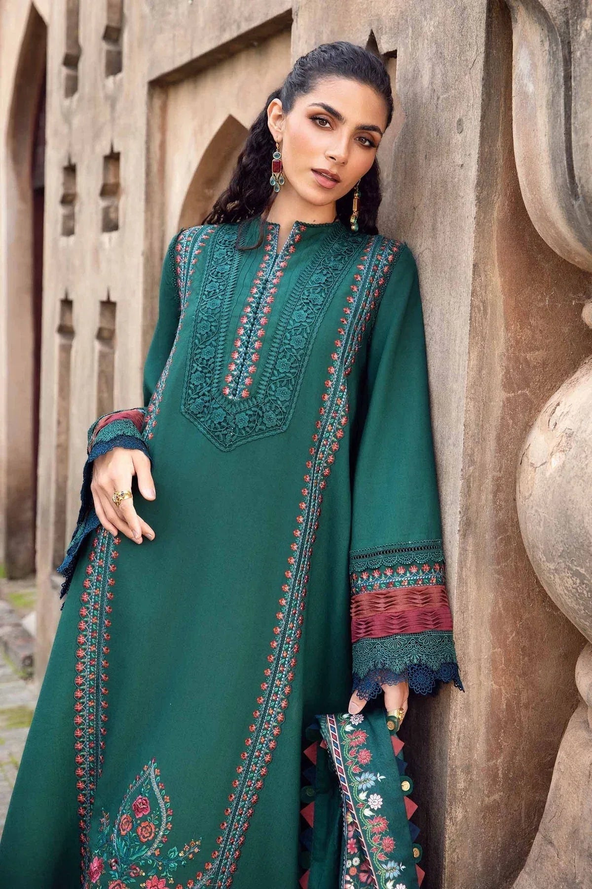Maria B | M Prints Winter 24 | MPT-2405-B - Aqsa Fabrics