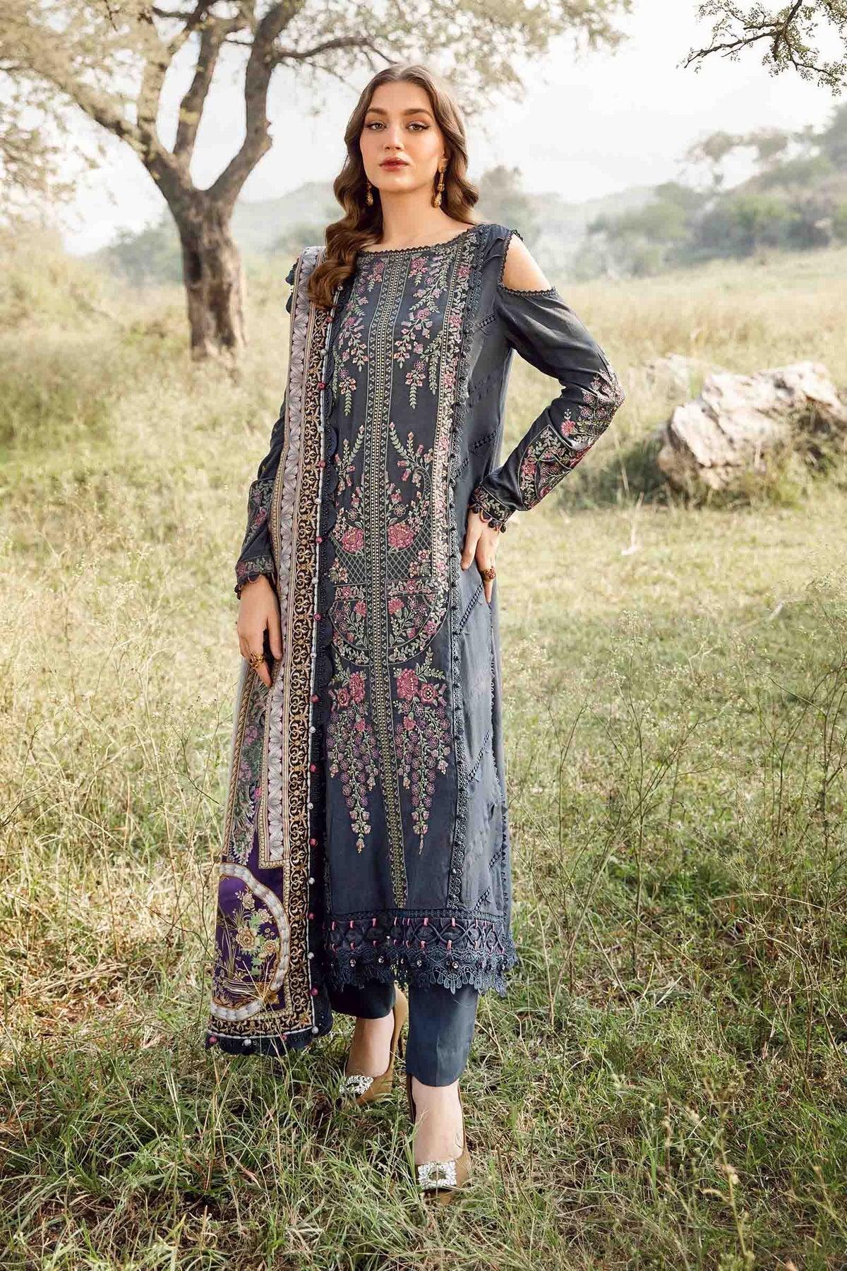 Maria B | M Prints Winter 24 | MPT-2406-A - Aqsa Fabrics