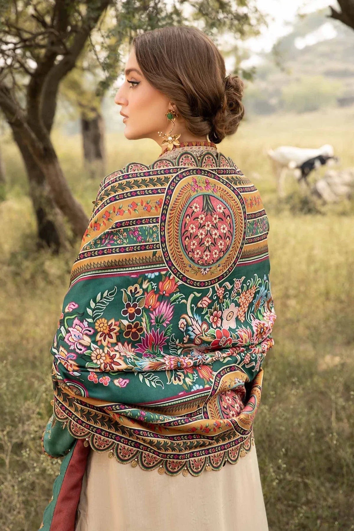 Maria B | M Prints Winter 24 | MPT-2407-A - Aqsa Fabrics