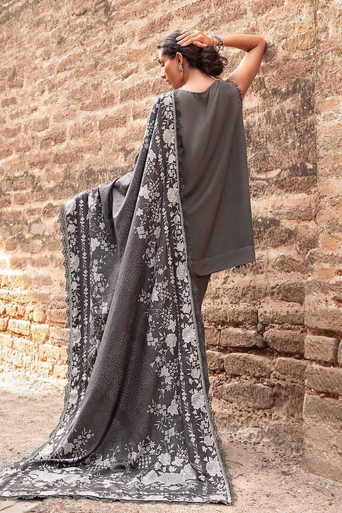 Maria B | M Prints Winter 24 | MPT-2408-B - Aqsa Fabrics
