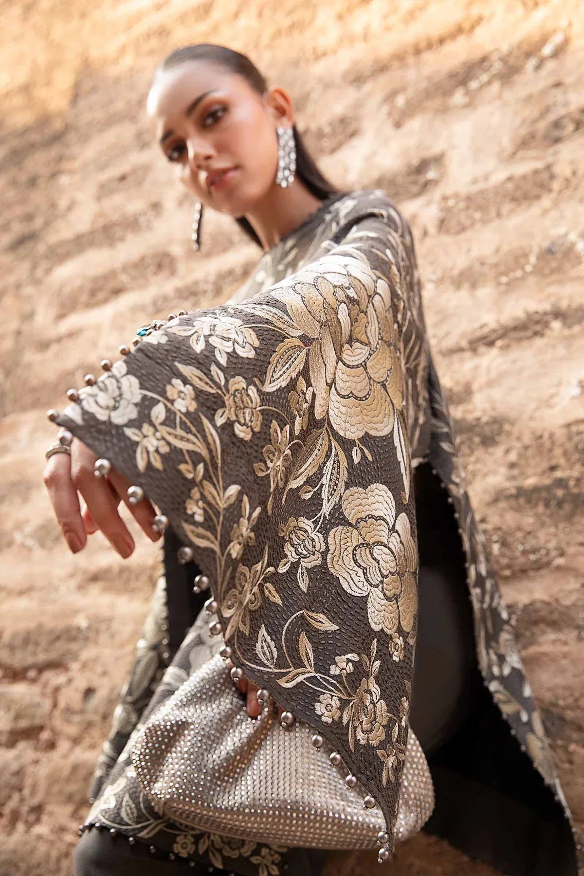 Maria B | M Prints Winter 24 | MPT-2408-B - Aqsa Fabrics