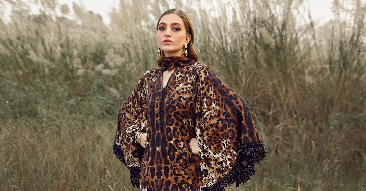 Maria B | M Prints Winter 24 | MPT-2409-B - Aqsa Fabrics