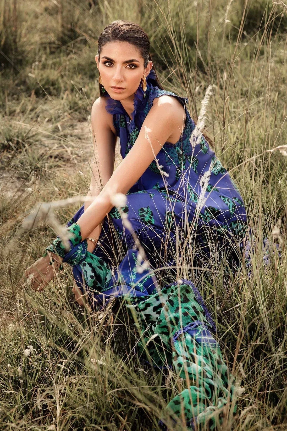 Maria B | M Prints Winter 24 | MPT-2410-A - Aqsa Fabrics