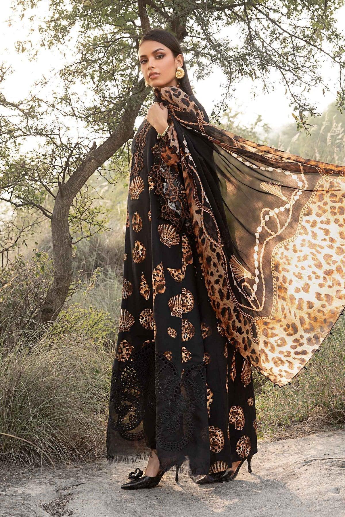 Maria B | M Prints Winter 24 | MPT-2410-B - Aqsa Fabrics