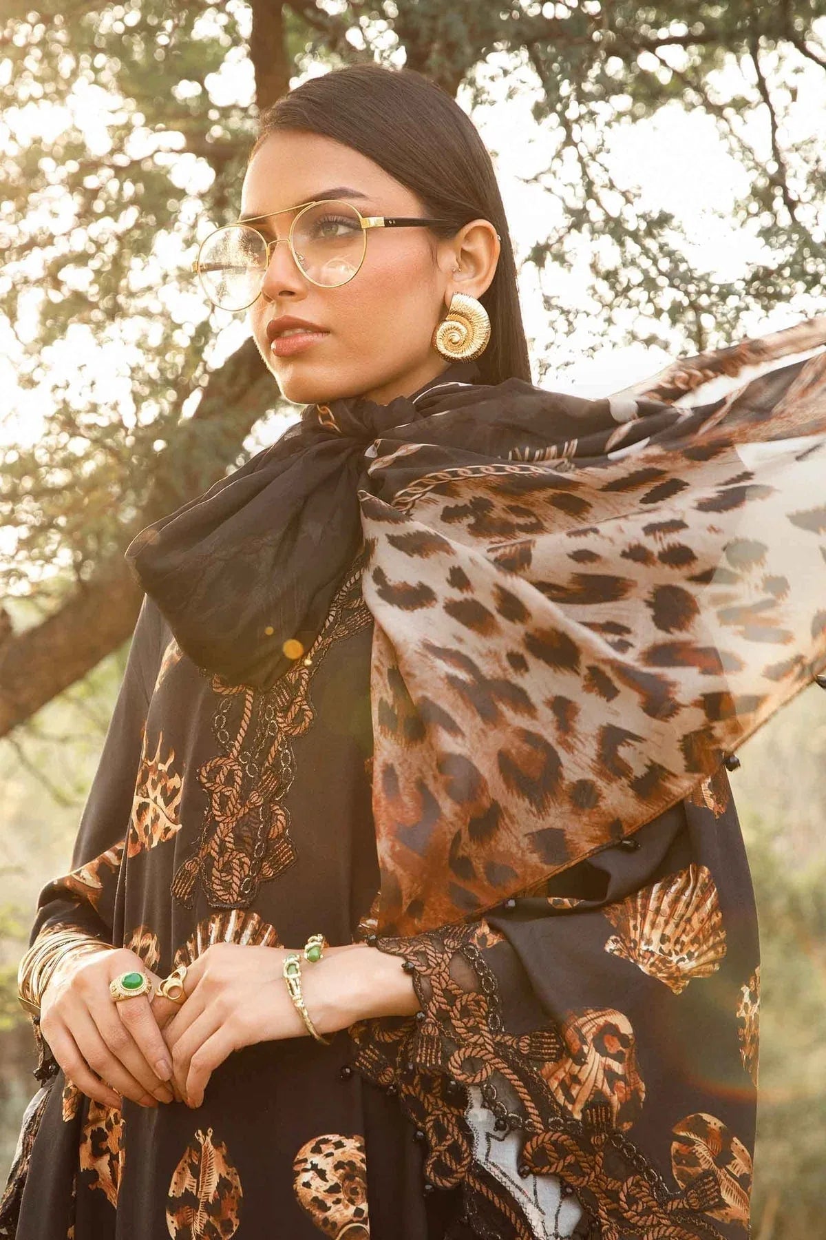Maria B | M Prints Winter 24 | MPT-2410-B - Aqsa Fabrics