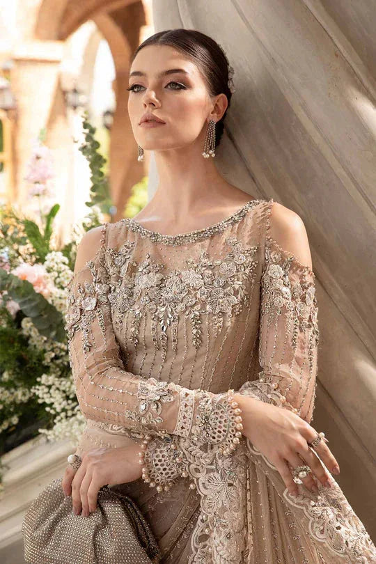 Maria B | Mbroidered Fabrics 2024 | BD-2801 - Aqsa Fabrics