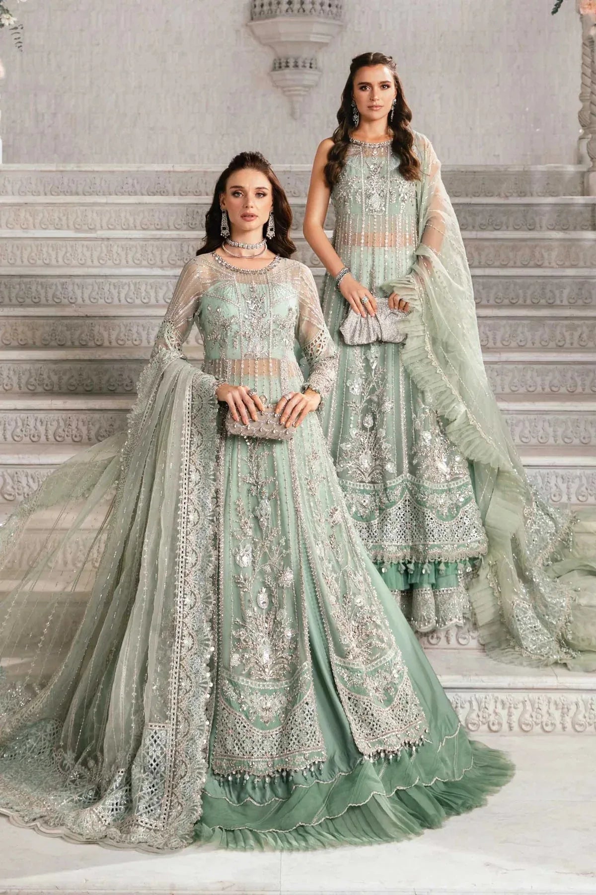 Maria B | Mbroidered Fabrics 2024 | BD-2803 - Aqsa Fabrics