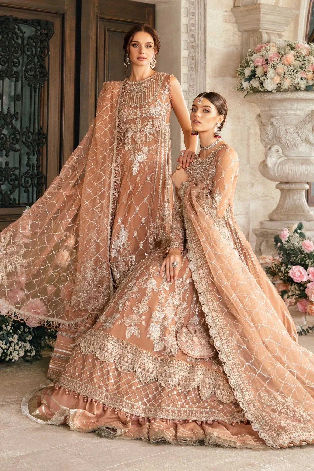 Maria B | Mbroidered Fabrics 2024 | BD-2804 - Aqsa Fabrics