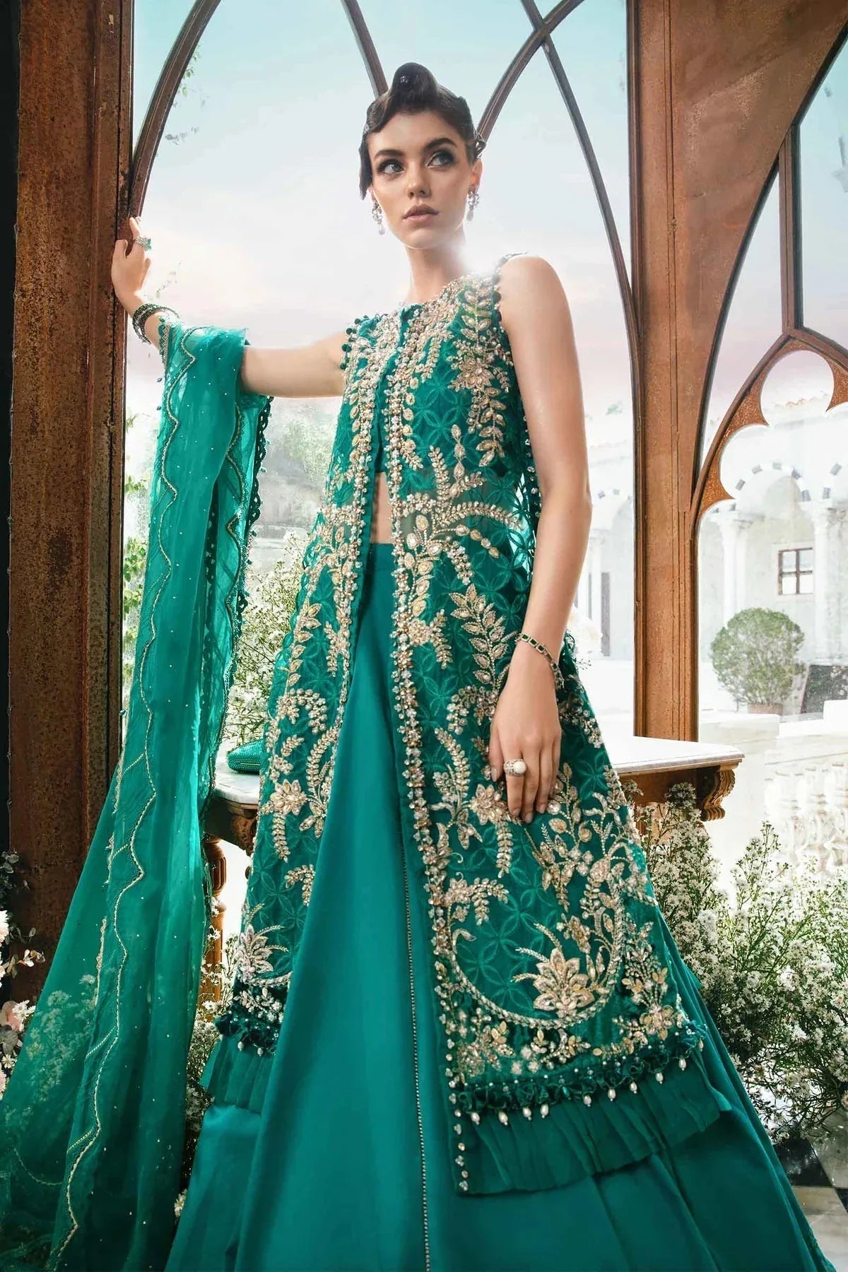 Maria B | Mbroidered Fabrics 2024 | BD-2806 - Aqsa Fabrics