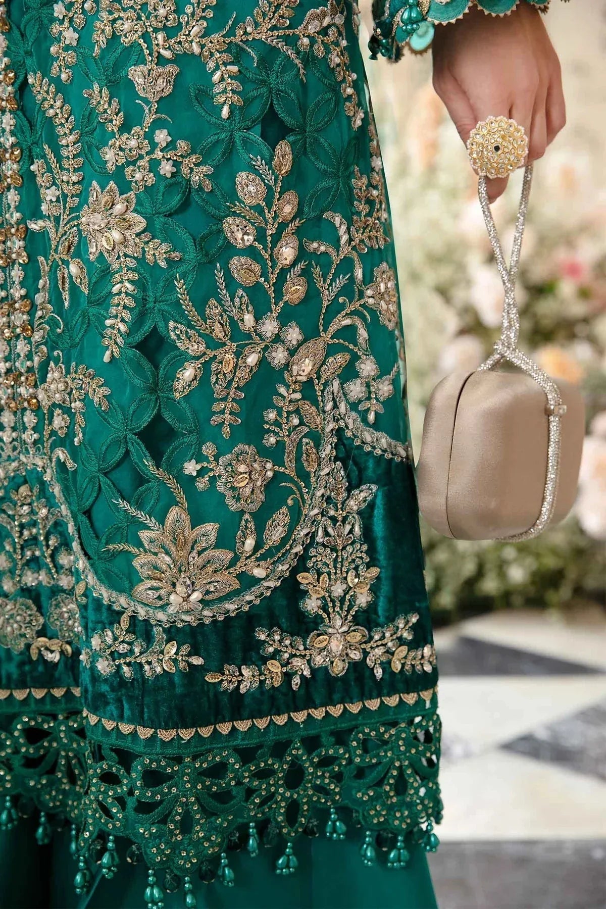 Maria B | Mbroidered Fabrics 2024 | BD-2806 - Aqsa Fabrics
