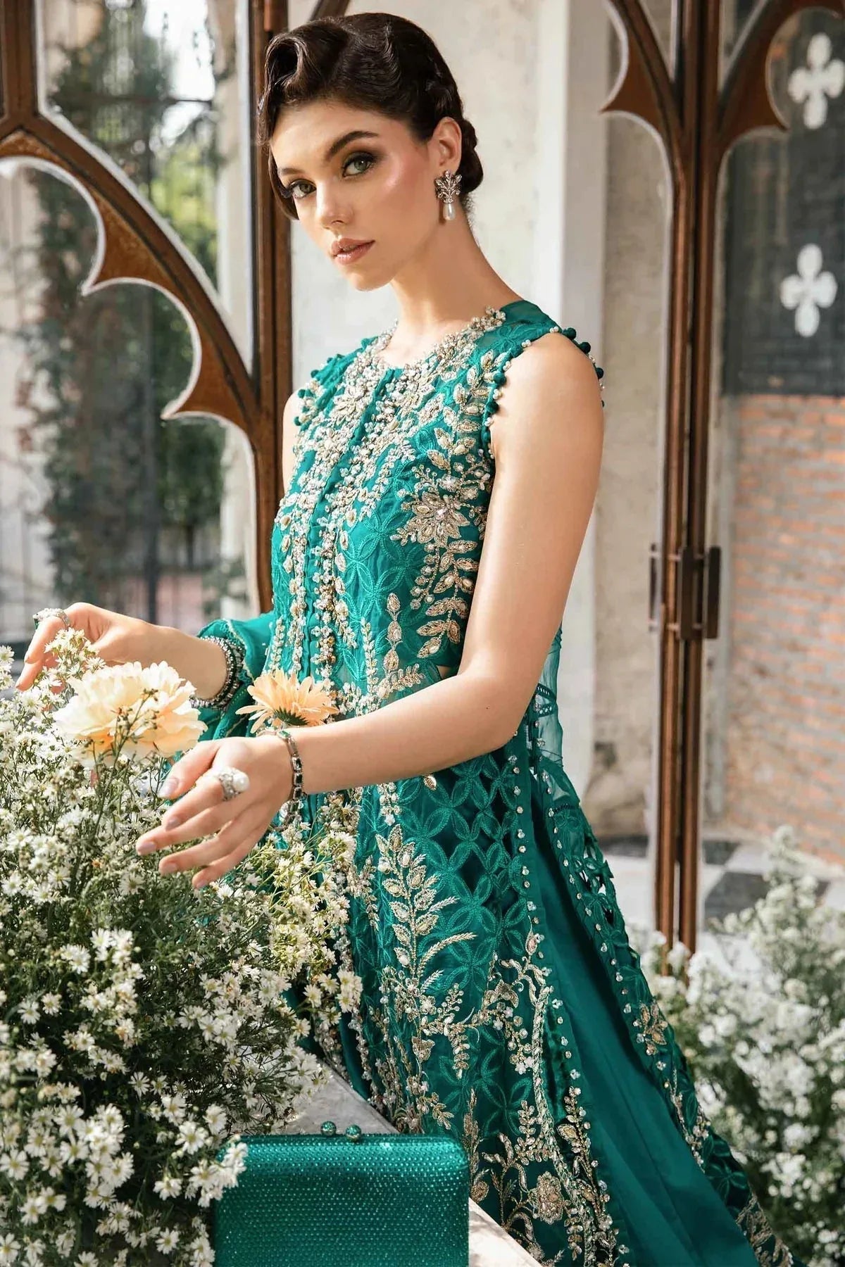 Maria B | Mbroidered Fabrics 2024 | BD-2806 - Aqsa Fabrics