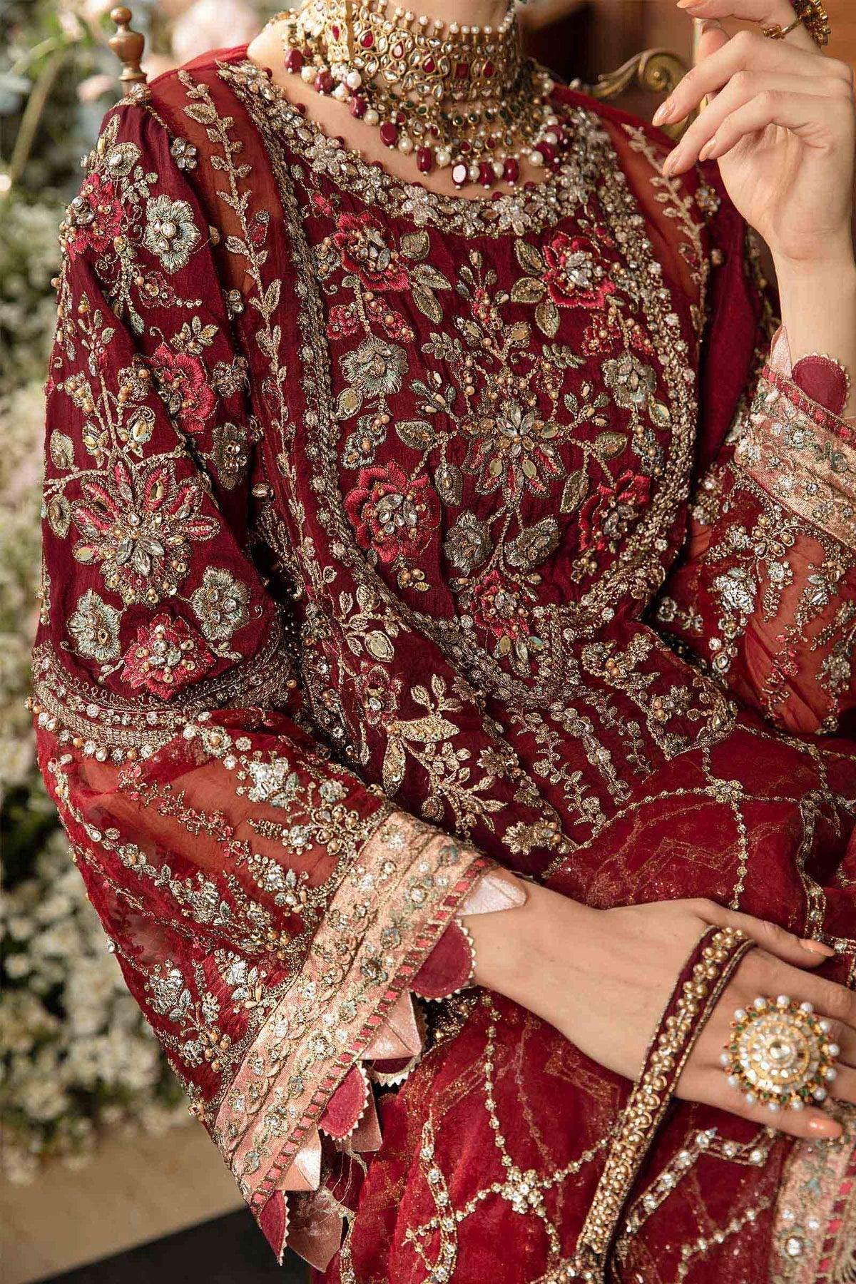 Maria B | Mbroidered Fabrics 2024 | BD-2807 - Aqsa Fabrics