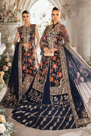 Maria B | Mbroidered Fabrics 2024 | BD-2808 - Aqsa Fabrics