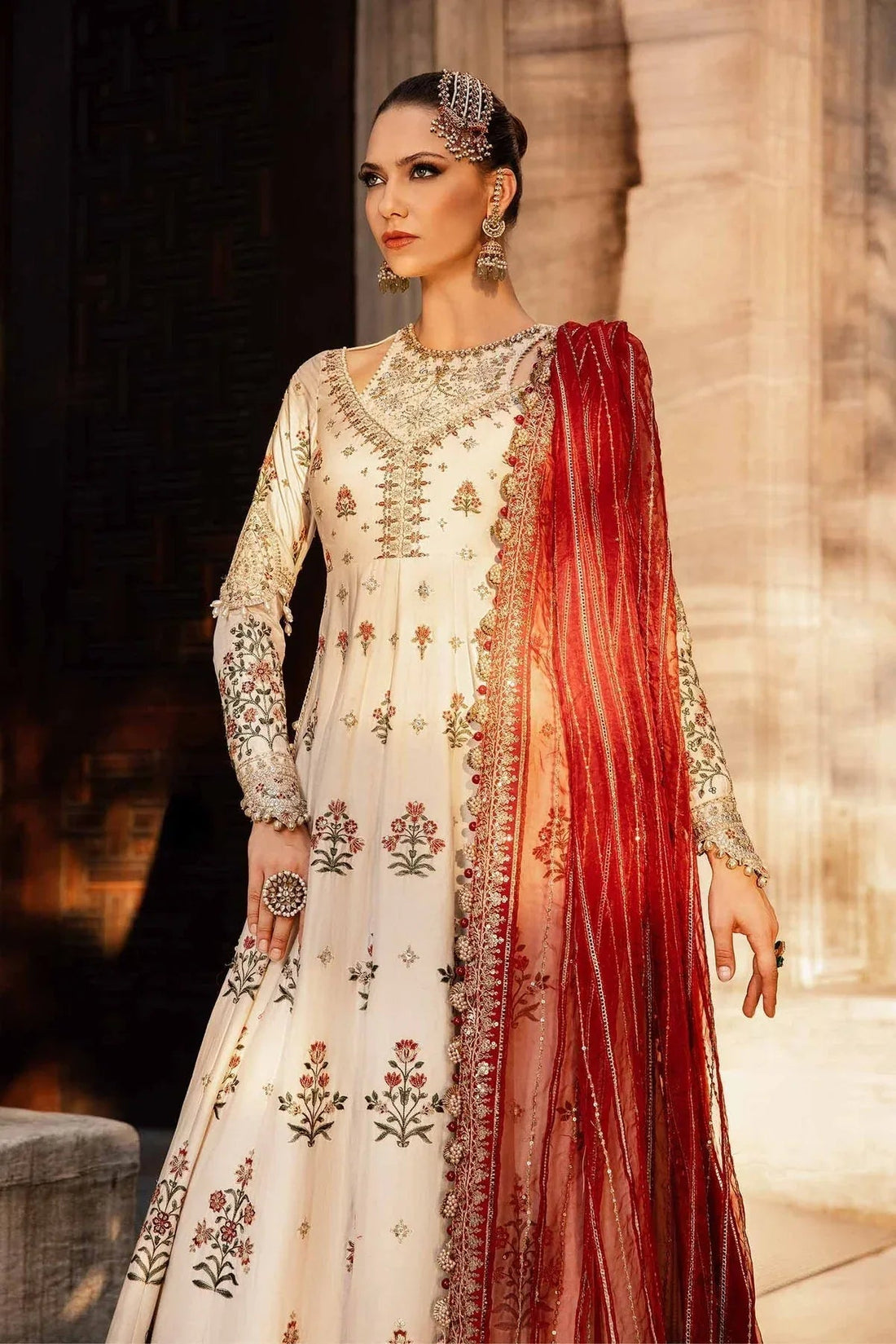 Maria B | Sateen Formals 24 | CST-801 - Aqsa Fabrics