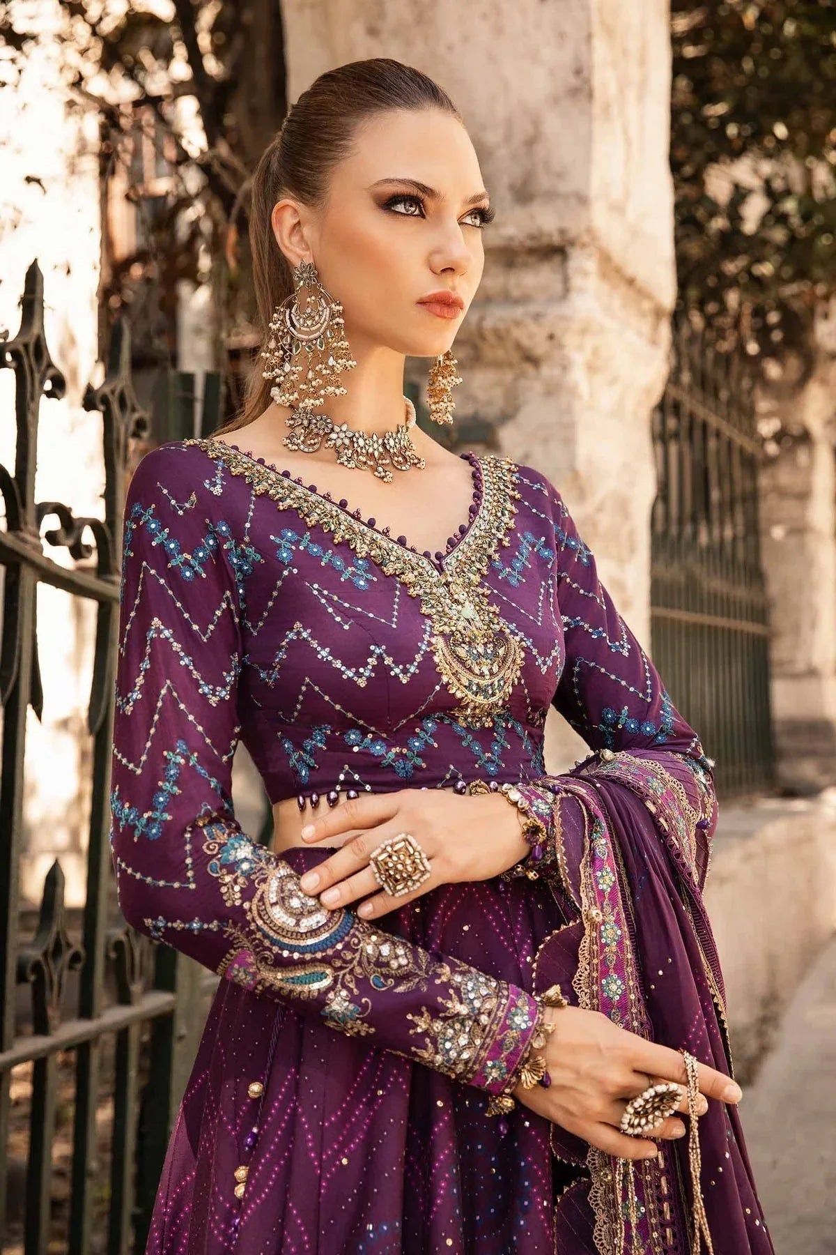 Maria B | Sateen Formals 24 | CST-802 - Aqsa Fabrics