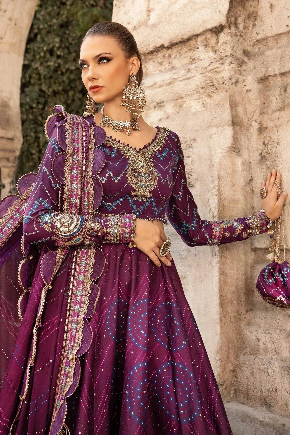 Maria B | Sateen Formals 24 | CST-802 - Aqsa Fabrics