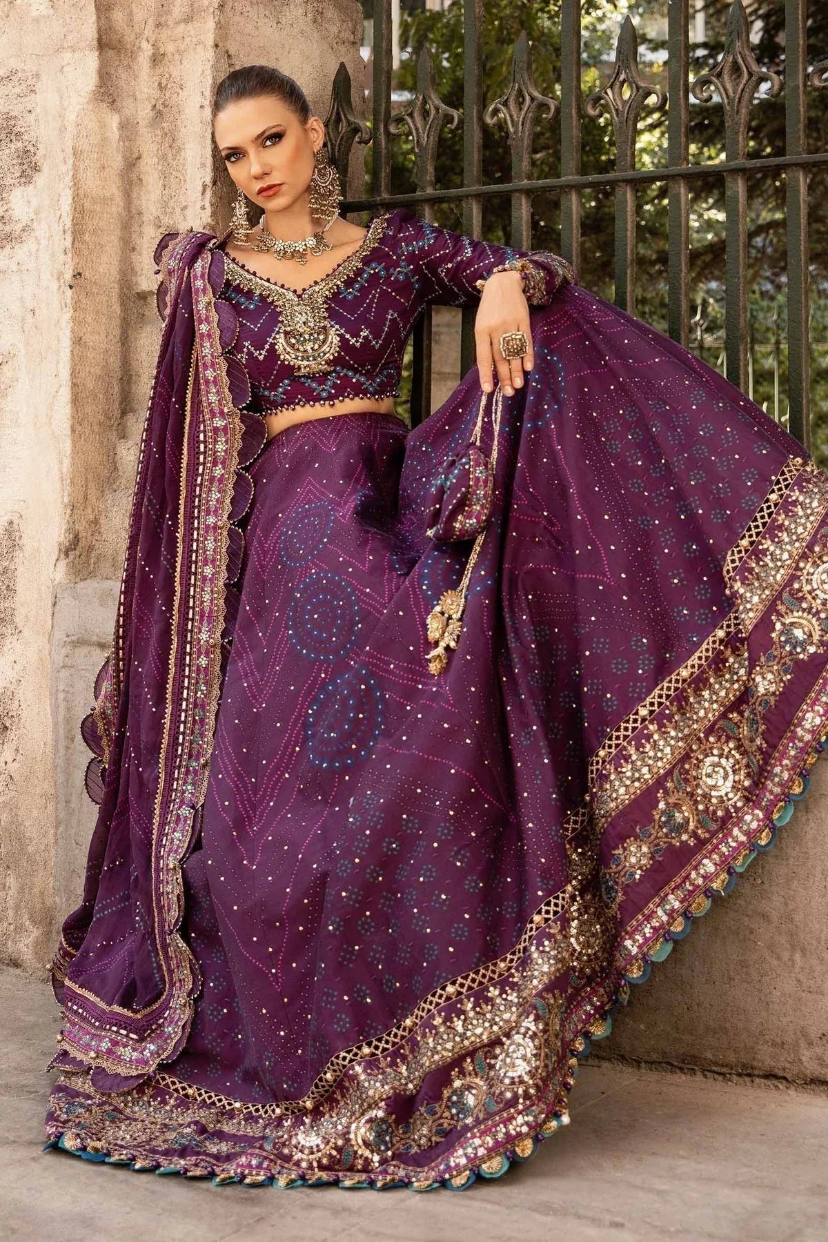 Maria B | Sateen Formals 24 | CST-802 - Aqsa Fabrics