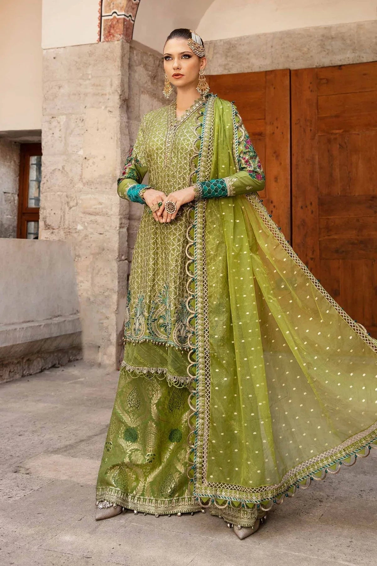 Maria B | Sateen Formals 24 | CST-803 - Aqsa Fabrics