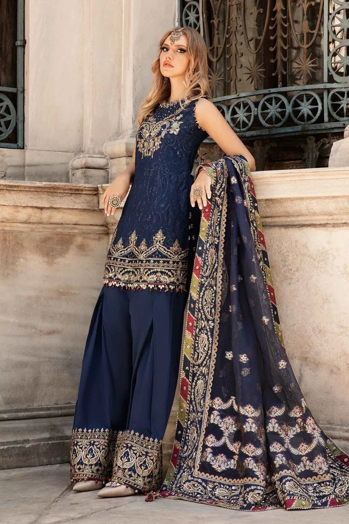 Maria B | Sateen Formals 24 | CST-804 - Aqsa Fabrics