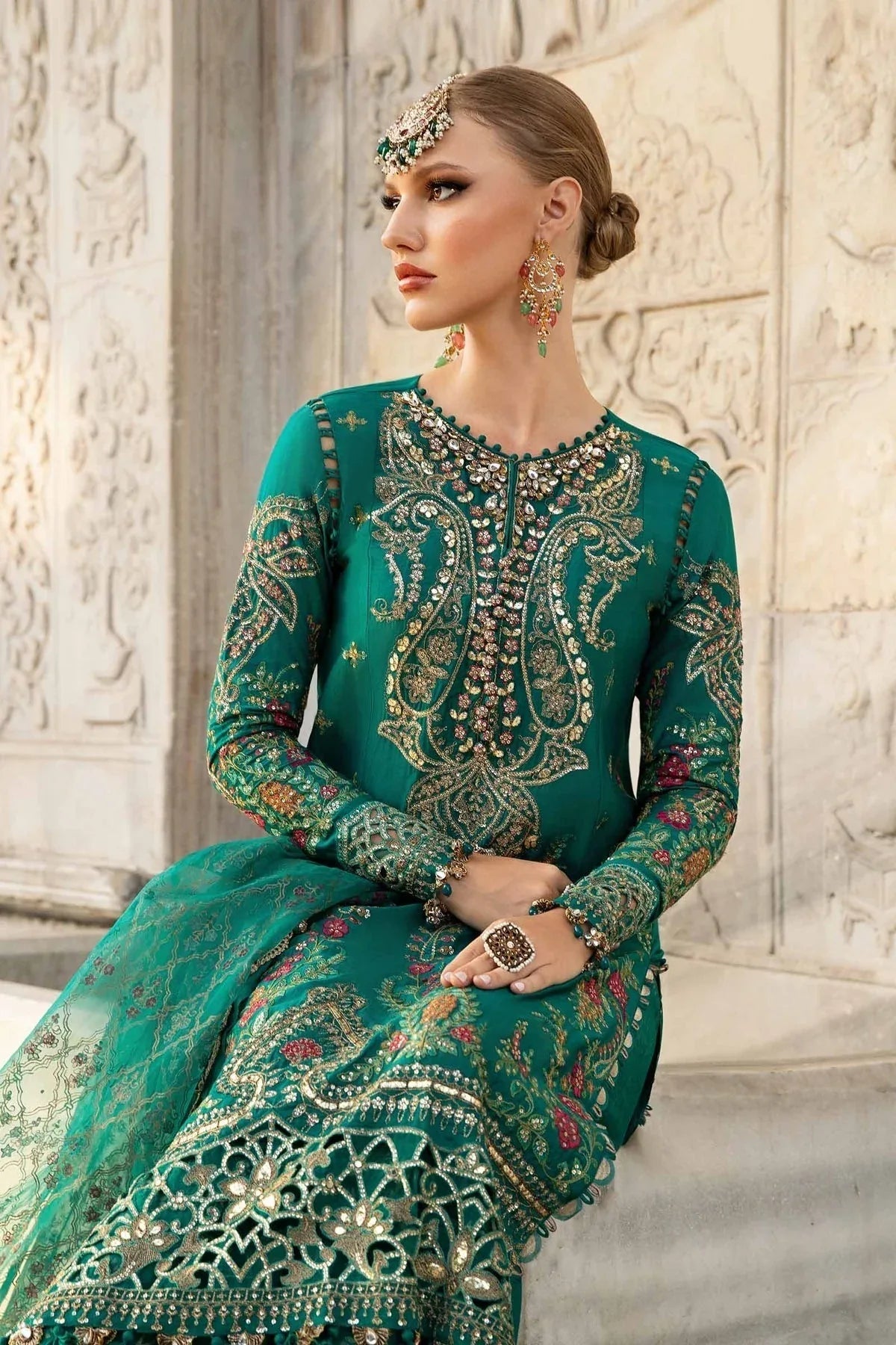 Maria B | Sateen Formals 24 | CST-805 - Aqsa Fabrics
