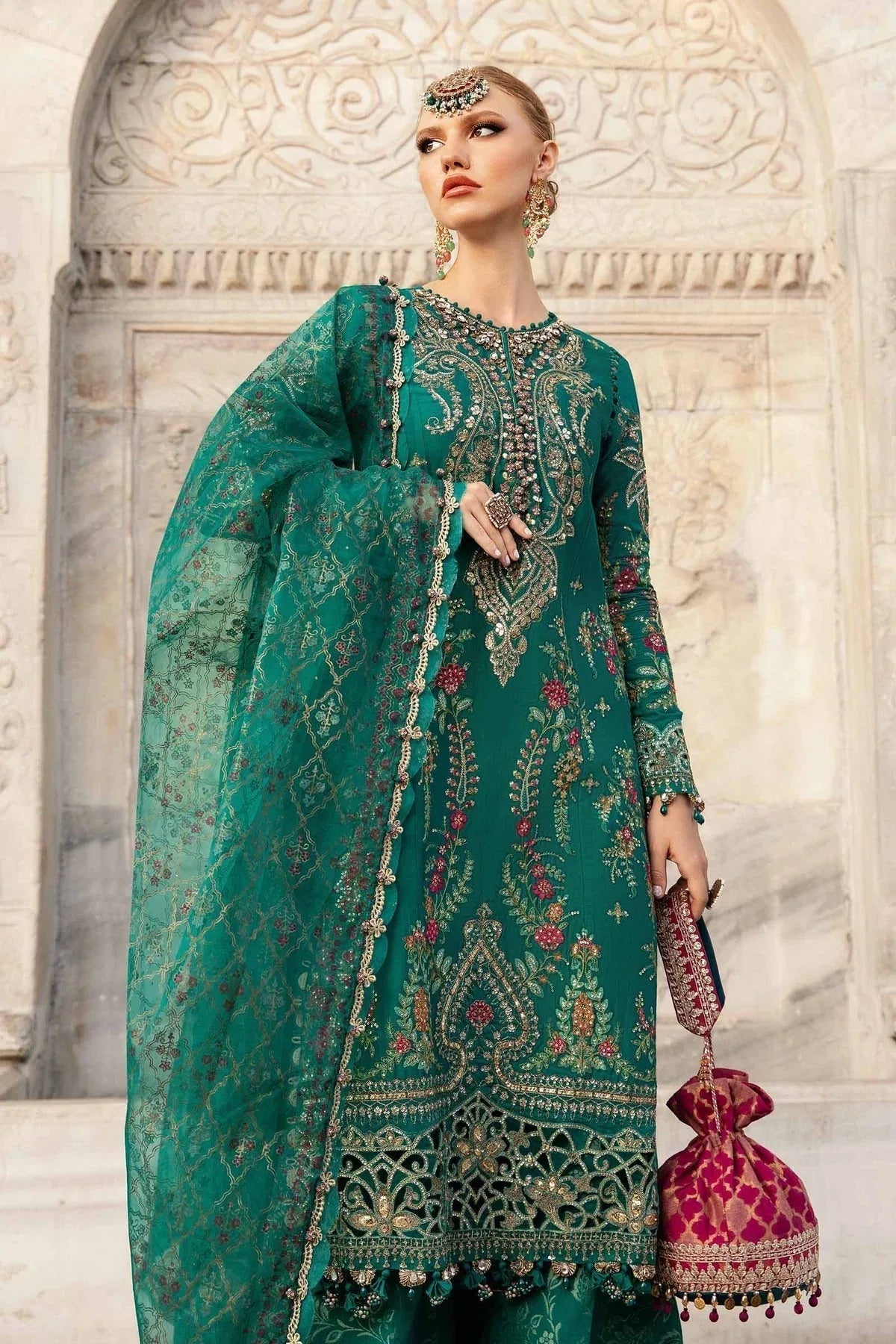 Maria B | Sateen Formals 24 | CST-805 - Aqsa Fabrics