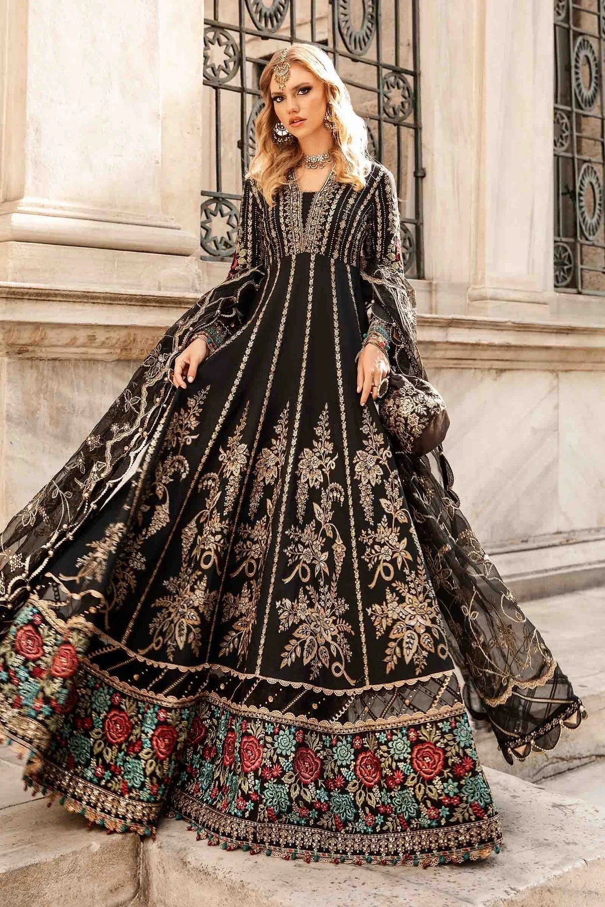 Maria B | Sateen Formals 24 | CST-806 - Aqsa Fabrics