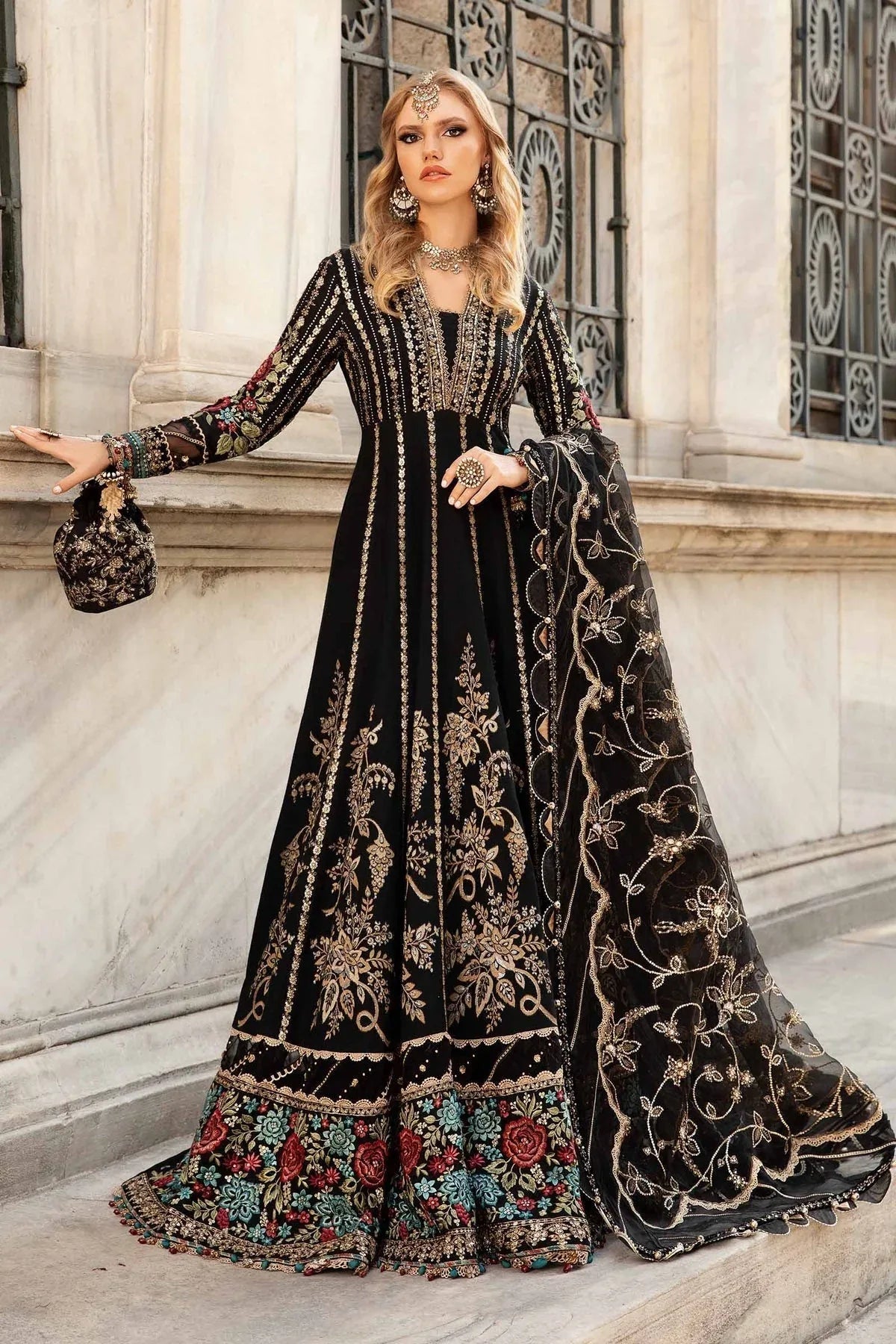 Maria B | Sateen Formals 24 | CST-806 - Aqsa Fabrics