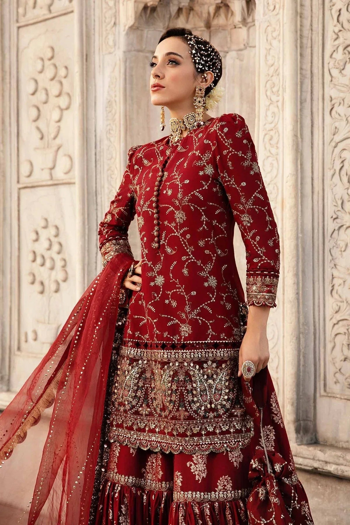 Maria B | Sateen Formals 24 | CST-807 - Aqsa Fabrics