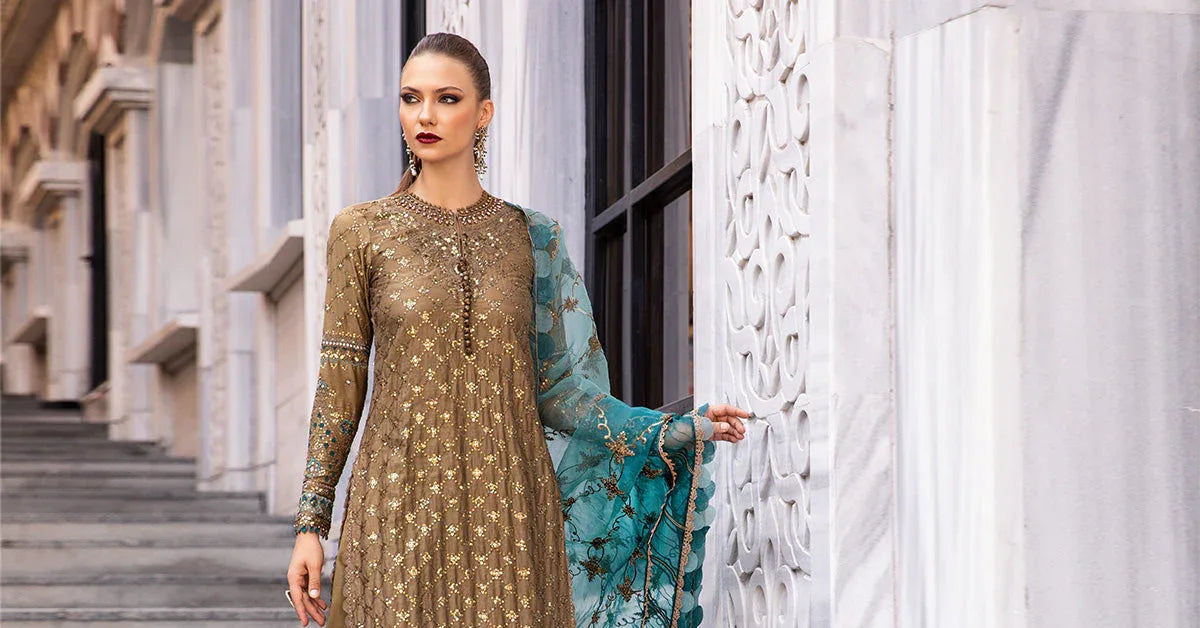 Maria B | Sateen Formals 24 | CST-808 - Aqsa Fabrics