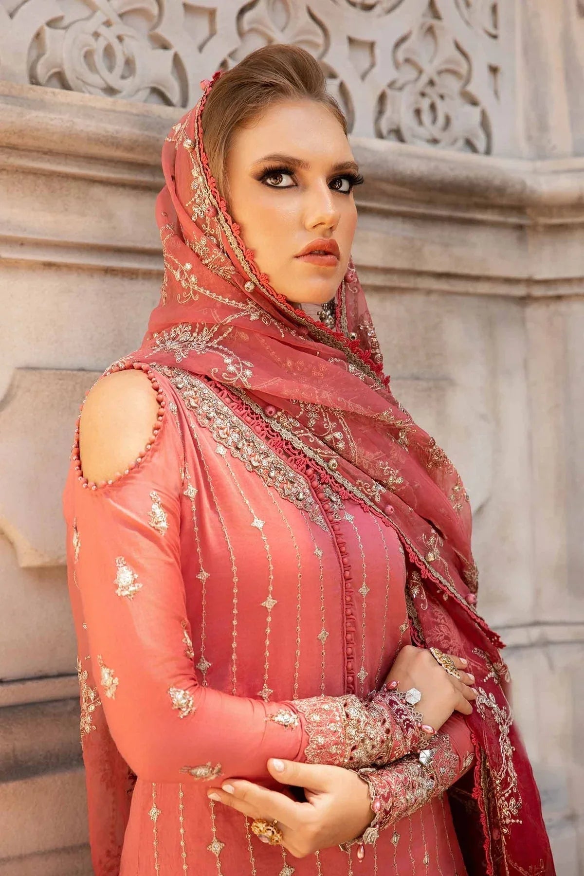 Maria B | Sateen Formals 24 | CST-809 - Aqsa Fabrics
