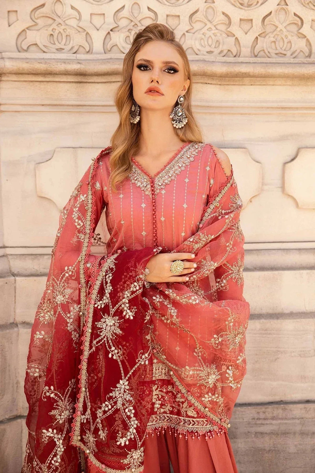 Maria B | Sateen Formals 24 | CST-809 - Aqsa Fabrics