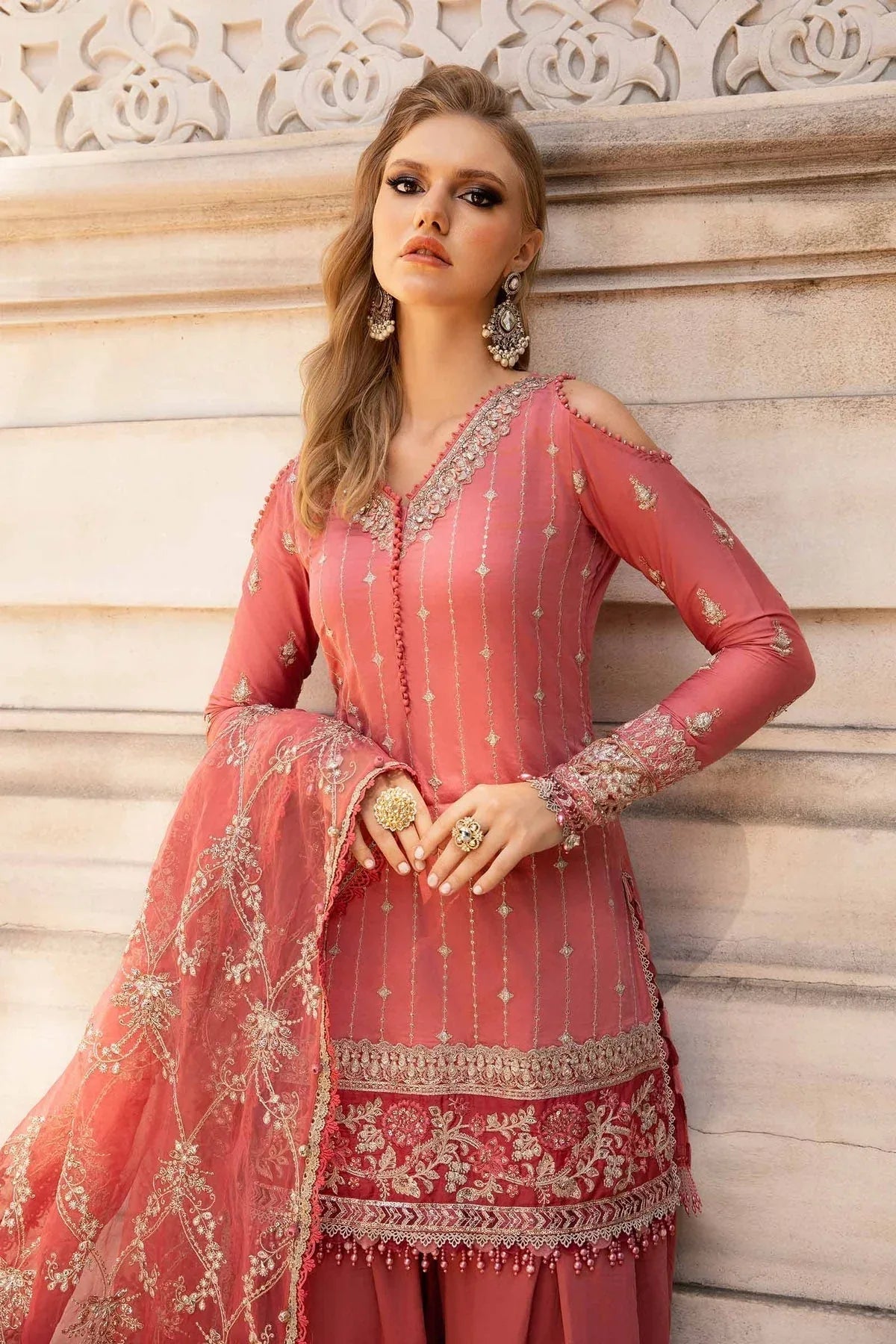 Maria B | Sateen Formals 24 | CST-809 - Aqsa Fabrics