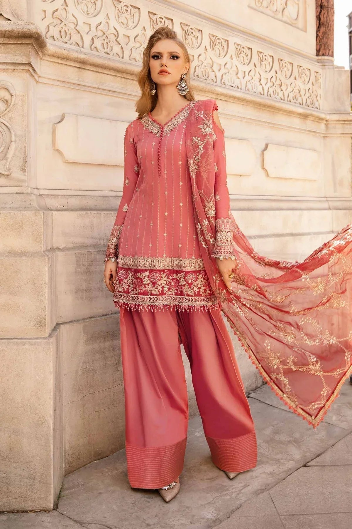 Maria B | Sateen Formals 24 | CST-809 - Aqsa Fabrics