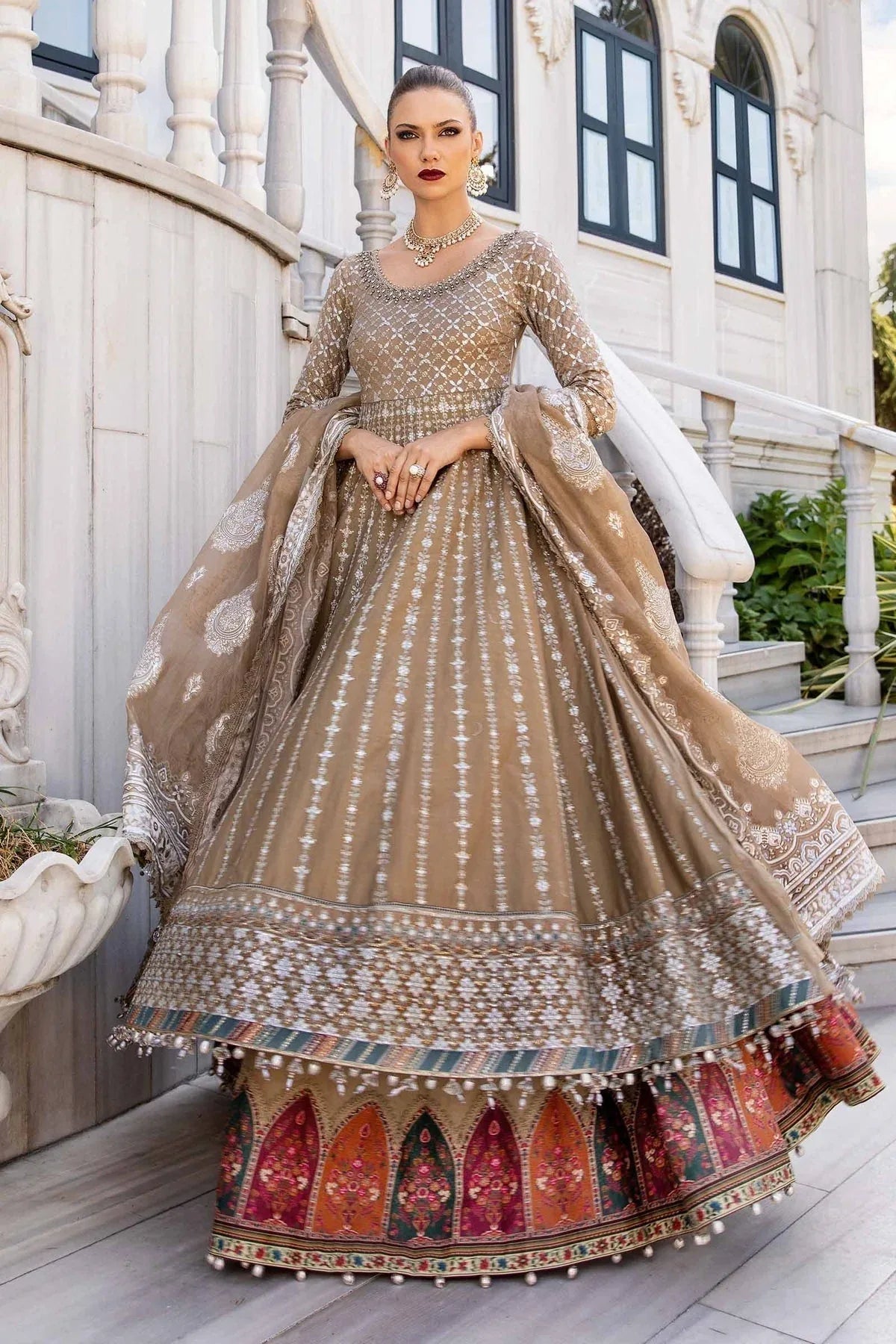 Maria B | Sateen Formals 24 | CST-810 - Aqsa Fabrics