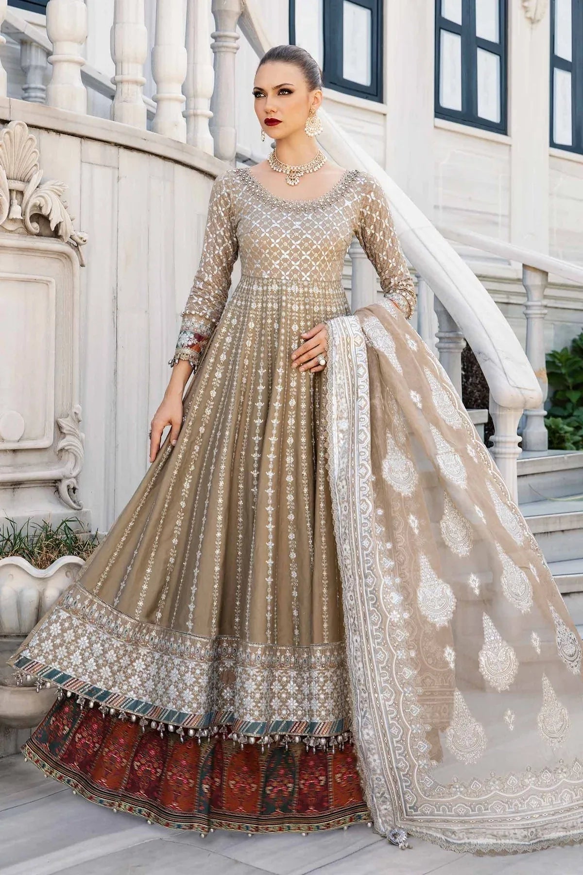 Maria B | Sateen Formals 24 | CST-810 - Aqsa Fabrics