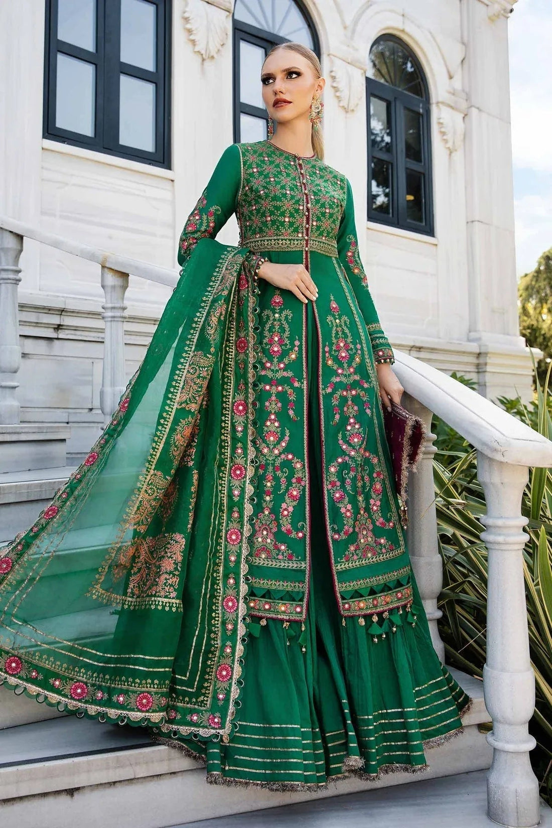 Maria B | Sateen Formals 24 | CST-811 - Aqsa Fabrics