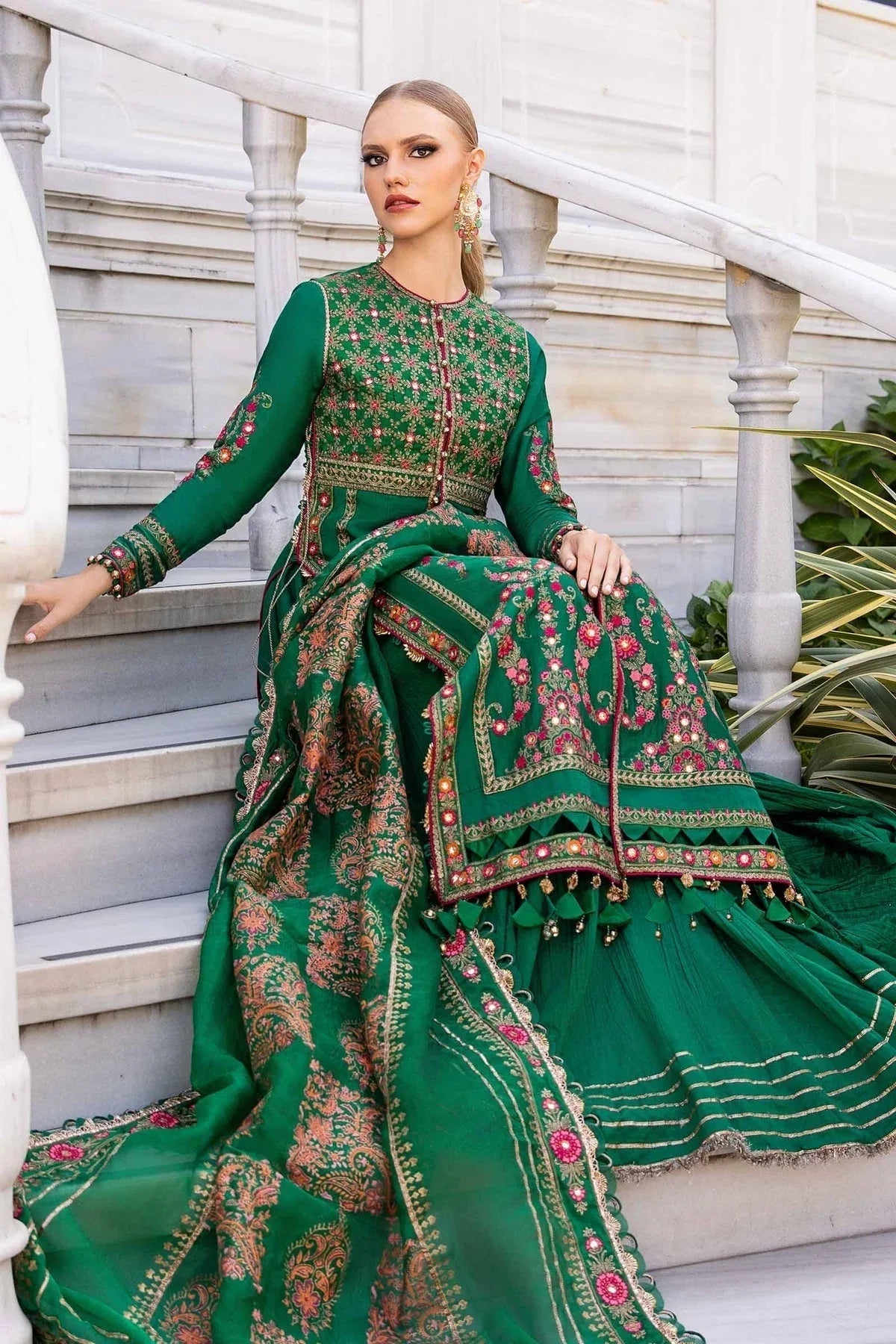 Maria B | Sateen Formals 24 | CST-811 - Aqsa Fabrics