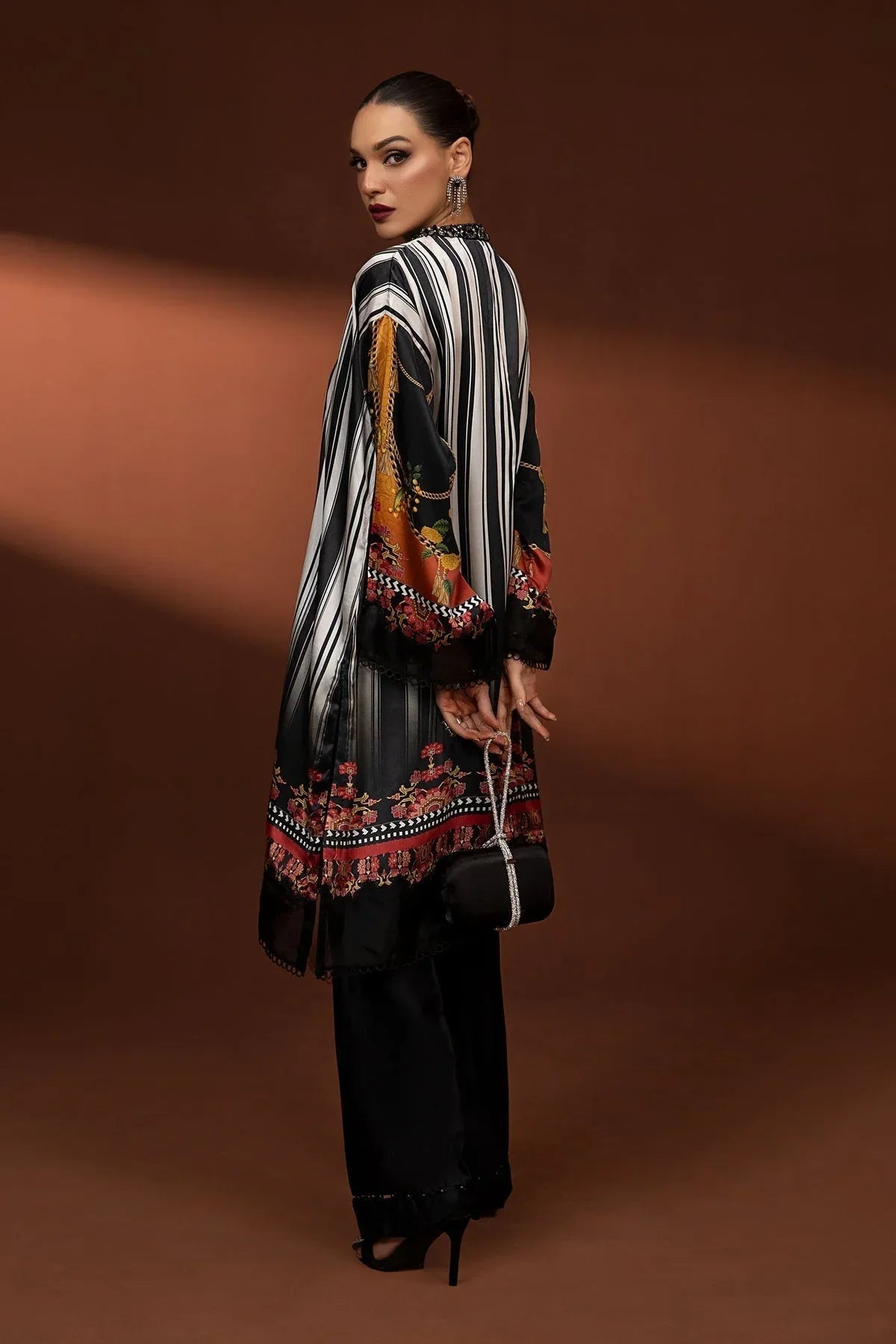 Maria B | Silk Collection 24 | MPS-PF24-01 - Aqsa Fabrics