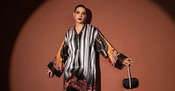 Maria B | Silk Collection 24 | MPS-PF24-01 - Aqsa Fabrics