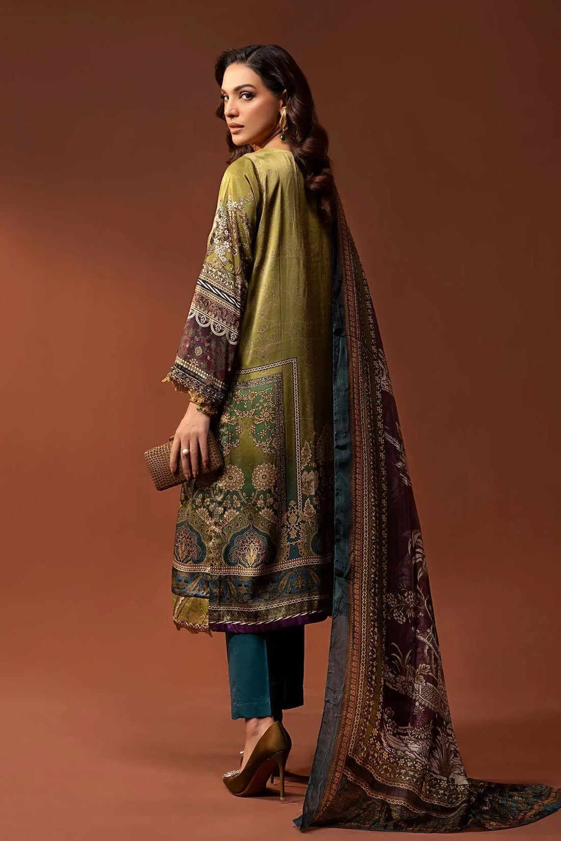 Maria B | Silk Collection 24 | MPS-PF24-03 - Aqsa Fabrics