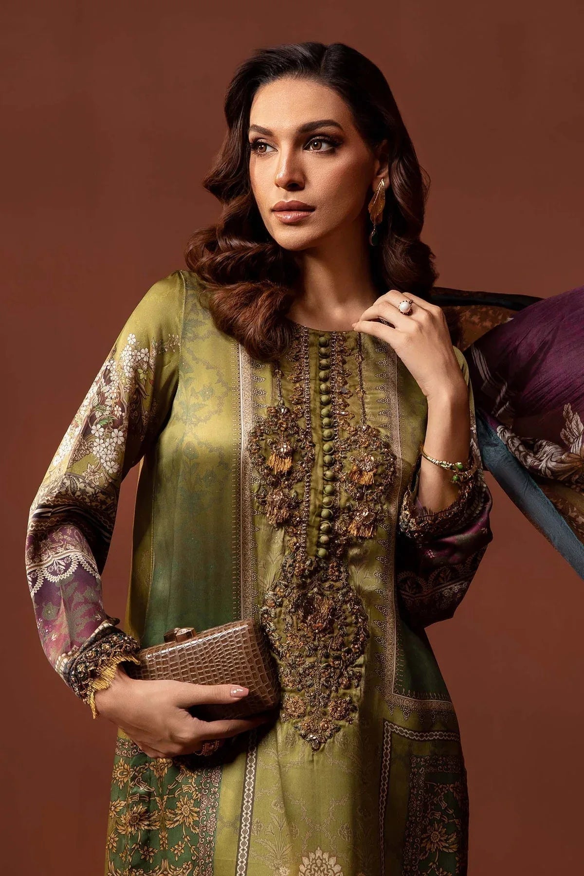Maria B | Silk Collection 24 | MPS-PF24-03 - Aqsa Fabrics
