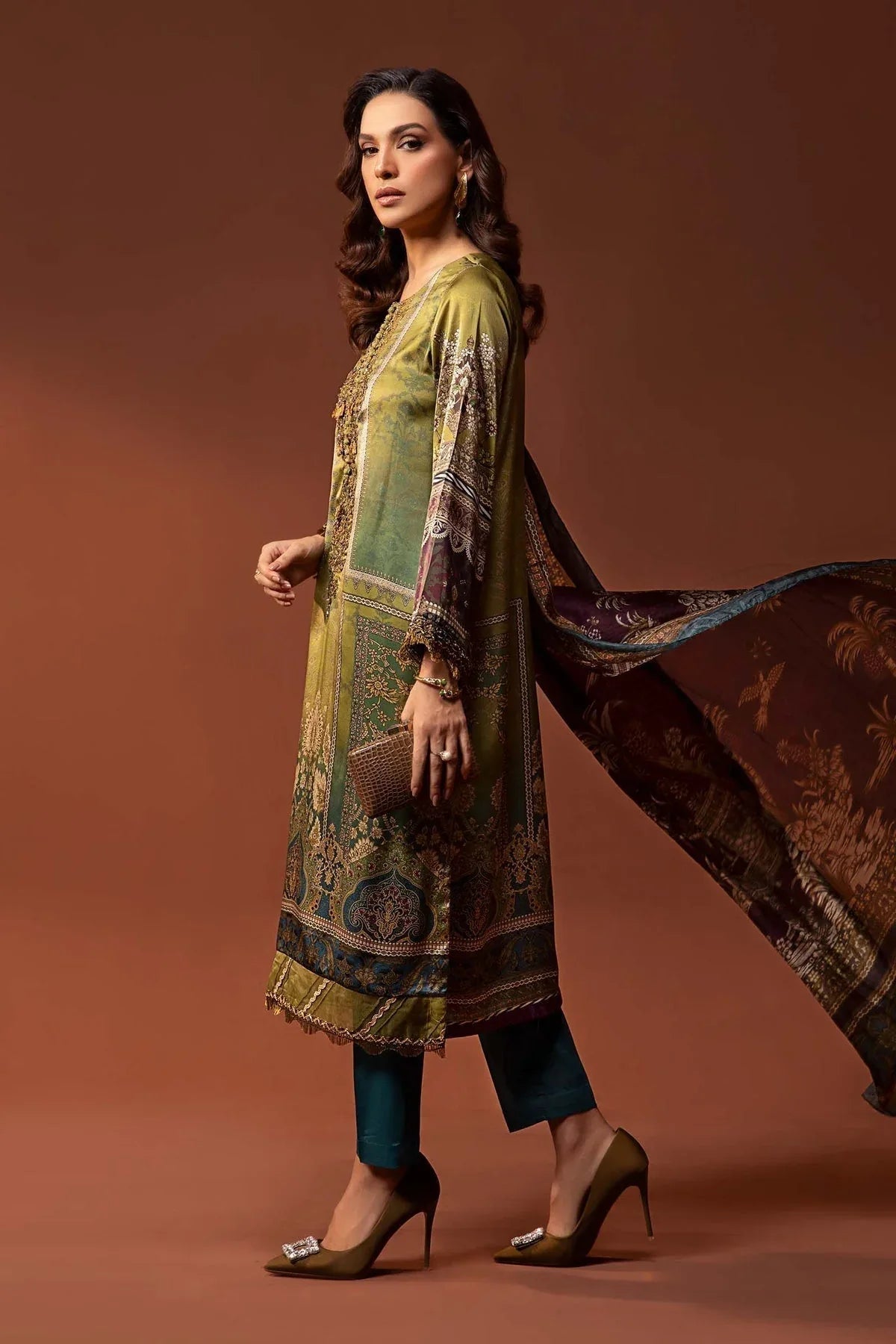 Maria B | Silk Collection 24 | MPS-PF24-03 - Aqsa Fabrics