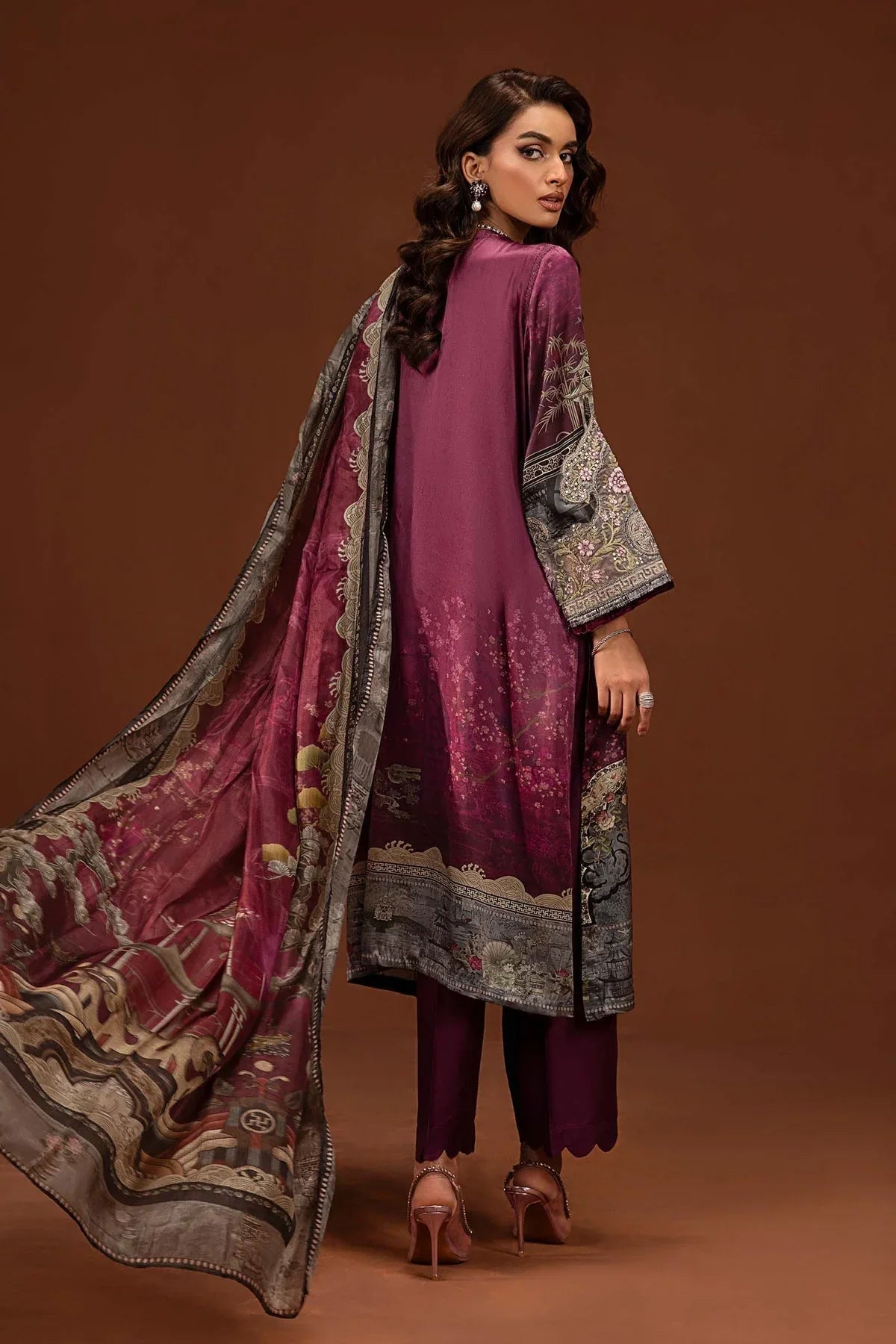 Maria B | Silk Collection 24 | MPS-PF24-04 - Aqsa Fabrics