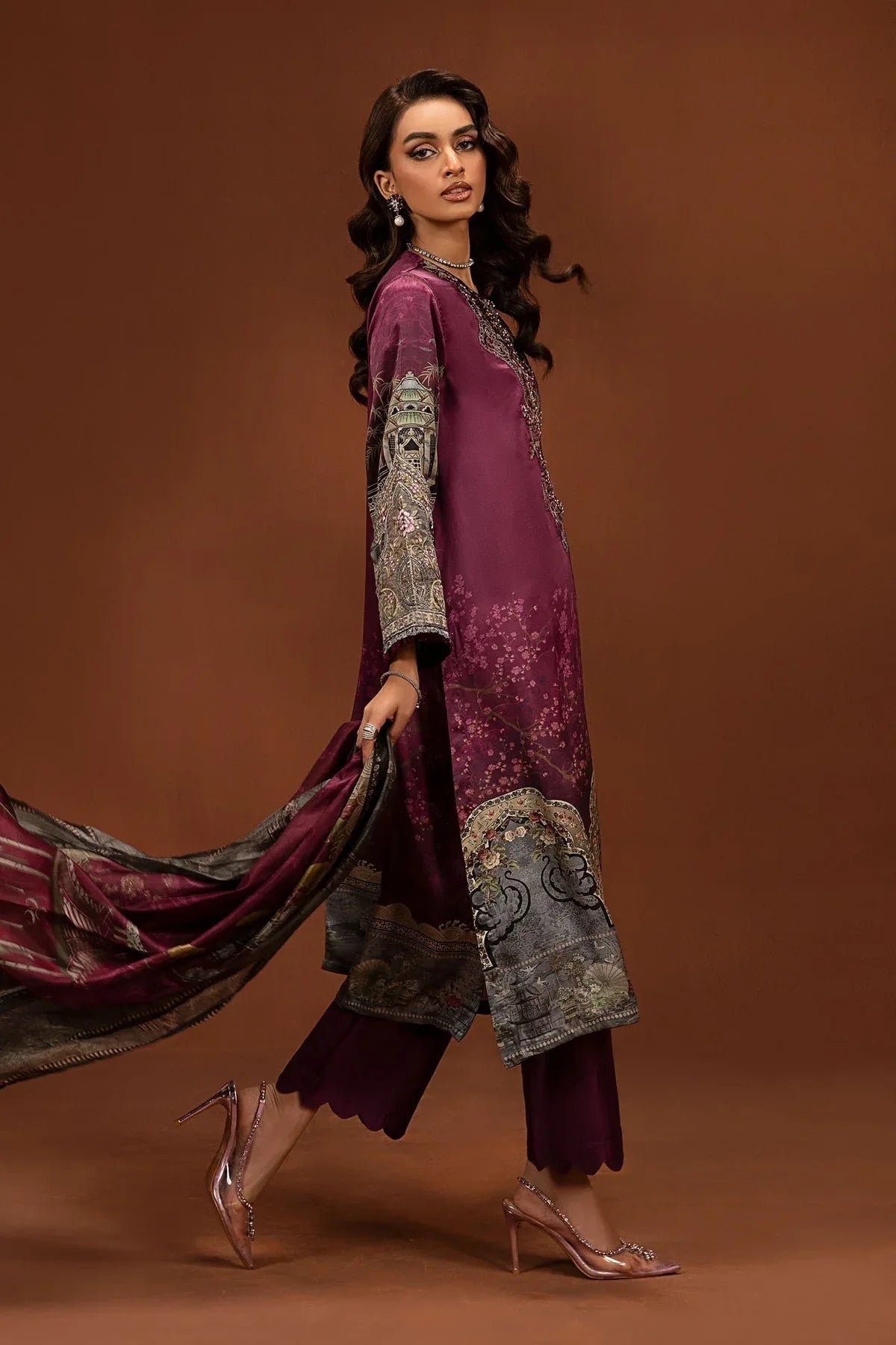 Maria B | Silk Collection 24 | MPS-PF24-04 - Aqsa Fabrics