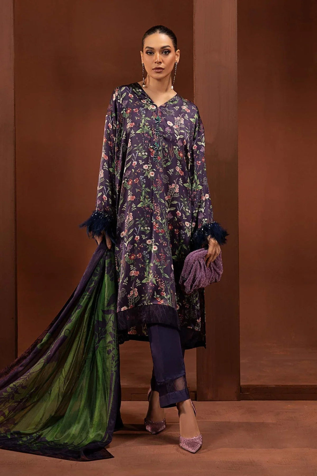Maria B | Silk Collection 24 | MPS-PF24-05 - Aqsa Fabrics
