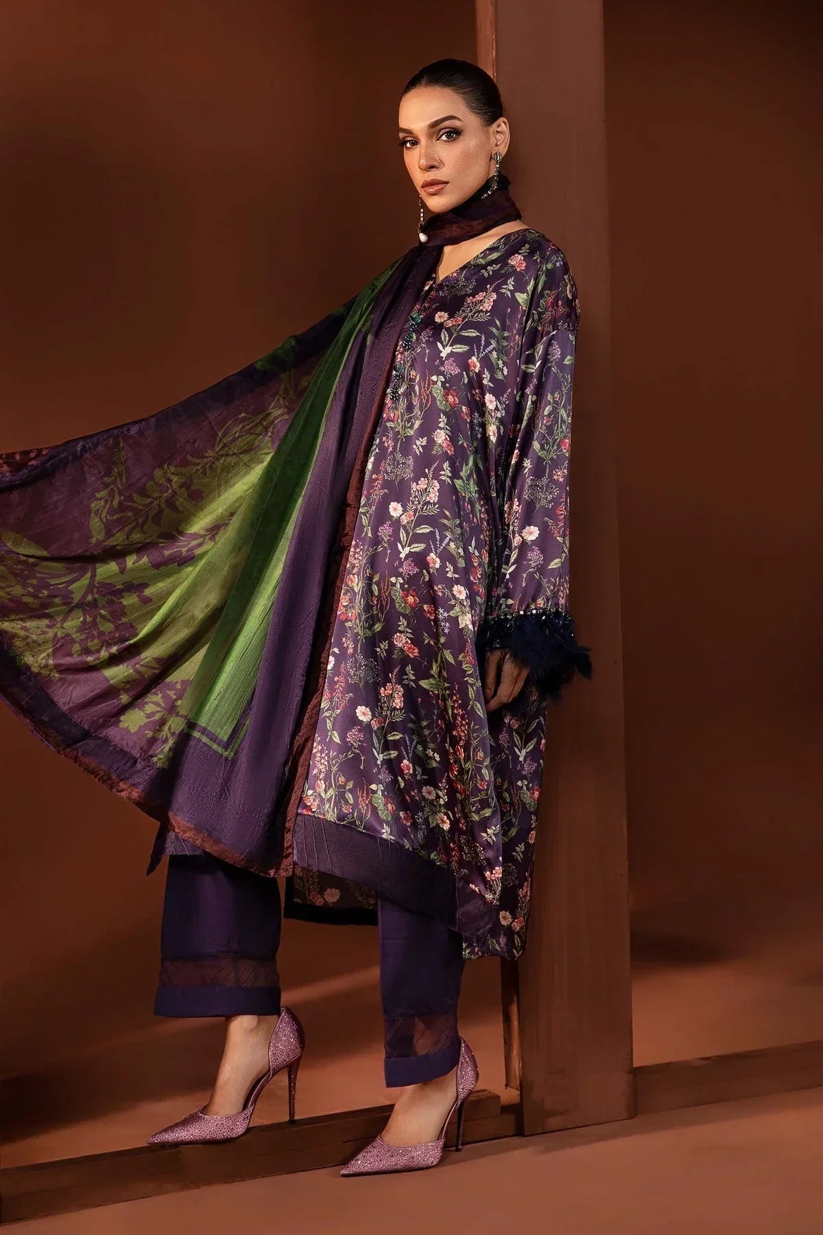 Maria B | Silk Collection 24 | MPS-PF24-05 - Aqsa Fabrics